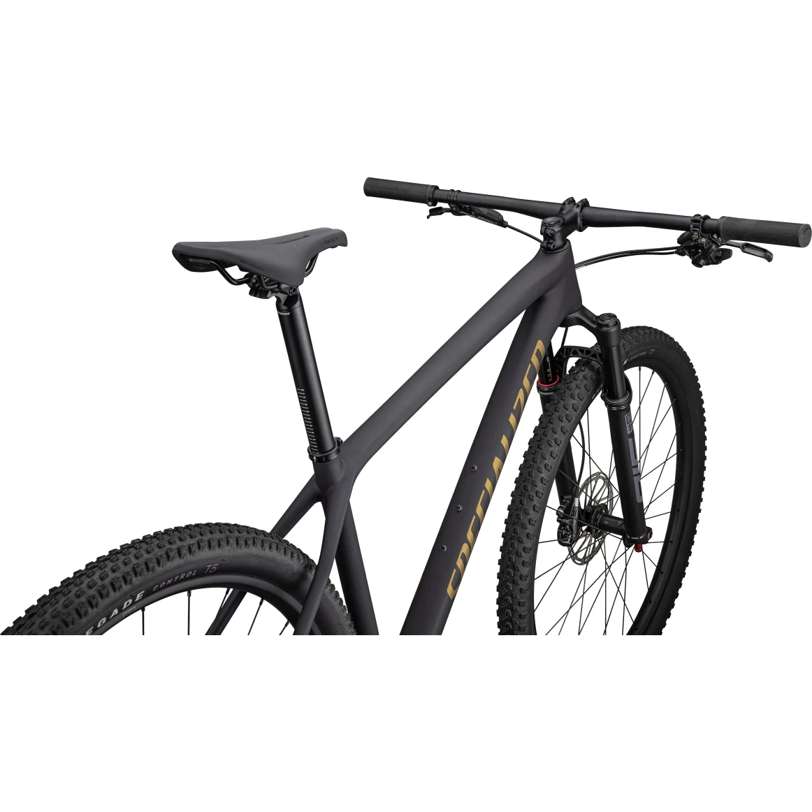 Specialized EPIC HT COMP - 29" Carbon Mountainbike - 2023 - Satin Metallic Midnight Shadow / Harvest Gold Metallic 8 Specialized EPIC HT COMP - 29" Carbon Mountainbike - 2023 - Satin Metallic Midnight Shadow / Harvest Gold Metallic - Afbeelding 6