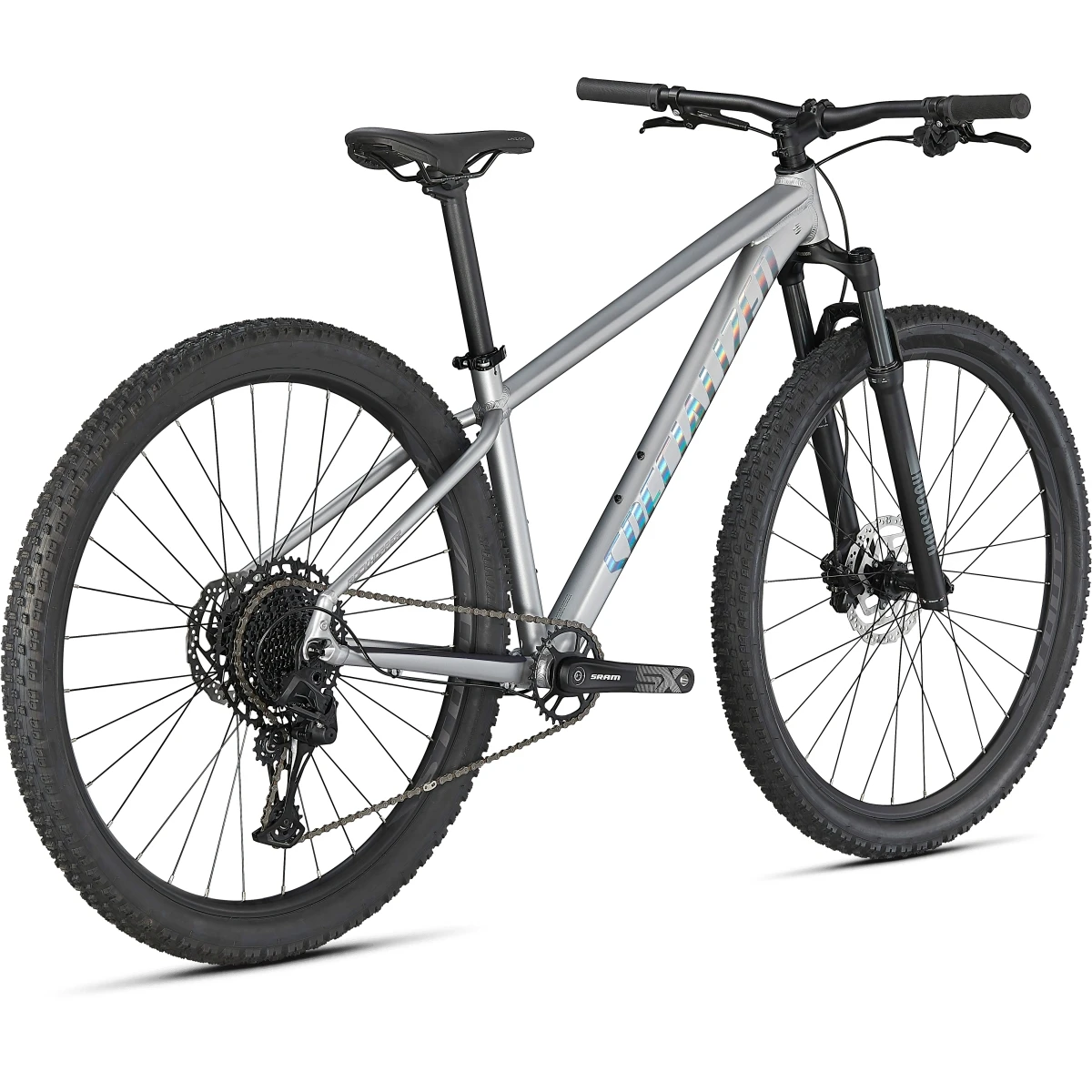 Specialized ROCKHOPPER EXPERT - 29" Mountainbike - 2023 - Satin Silver Dust / Black Holographic 6 Specialized ROCKHOPPER EXPERT - 29" Mountainbike - 2023 - Satin Silver Dust / Black Holographic - Afbeelding 4