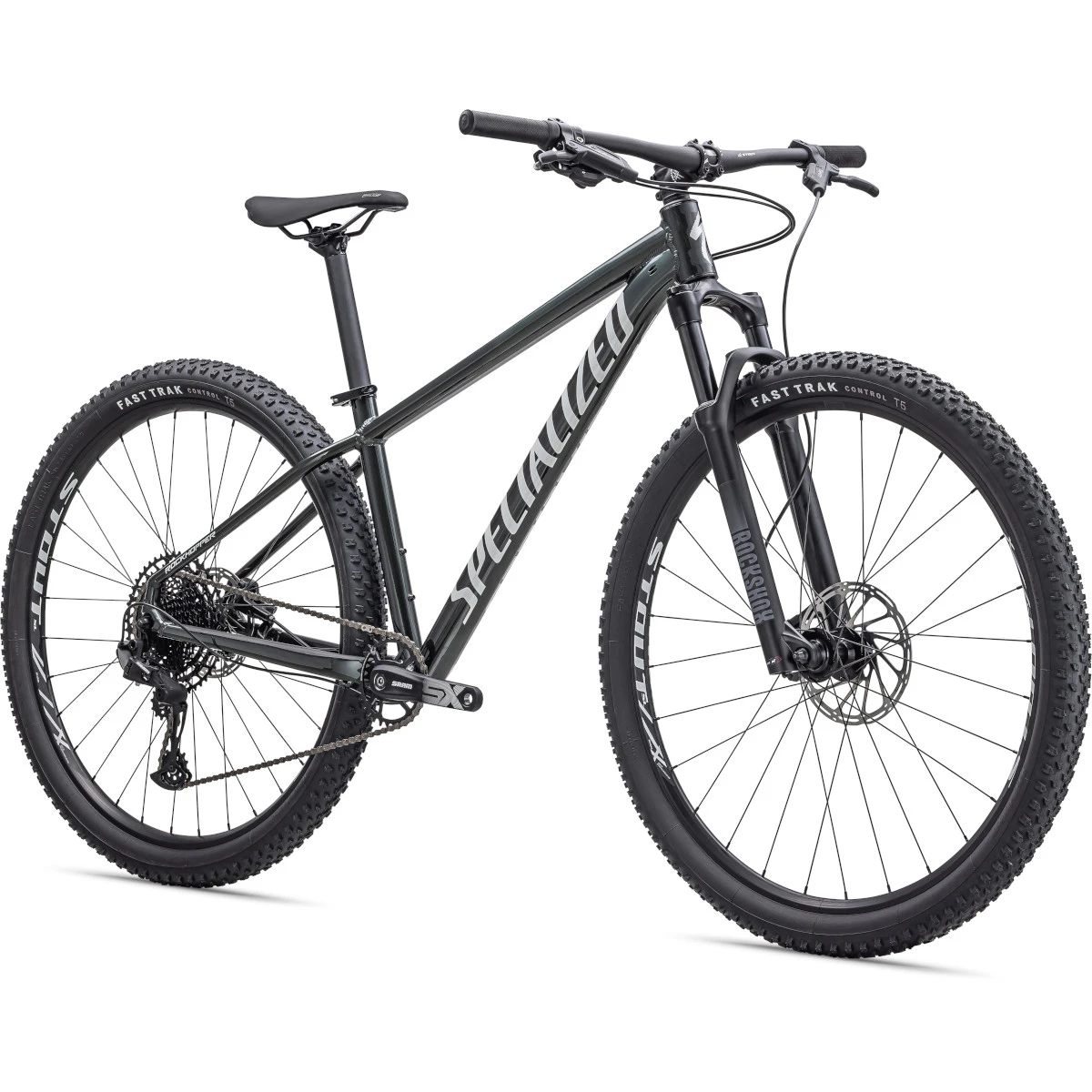 Specialized ROCKHOPPER EXPERT - 29" Mountainbike - 2023 - Gloss Oak Green Metallic / Metallic White Silver 5 Specialized ROCKHOPPER EXPERT - 29" Mountainbike - 2023 - Gloss Oak Green Metallic / Metallic White Silver - Afbeelding 3