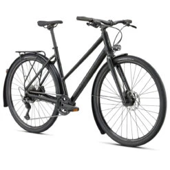 Specialized Sirrus X 3.0 EQ - Step Through Trekkingbike - 2023 - Gloss Nearly Black / Black Reflective -Fietswereld Winkels 92421 74 sirrus x 30 eq st 01 994779