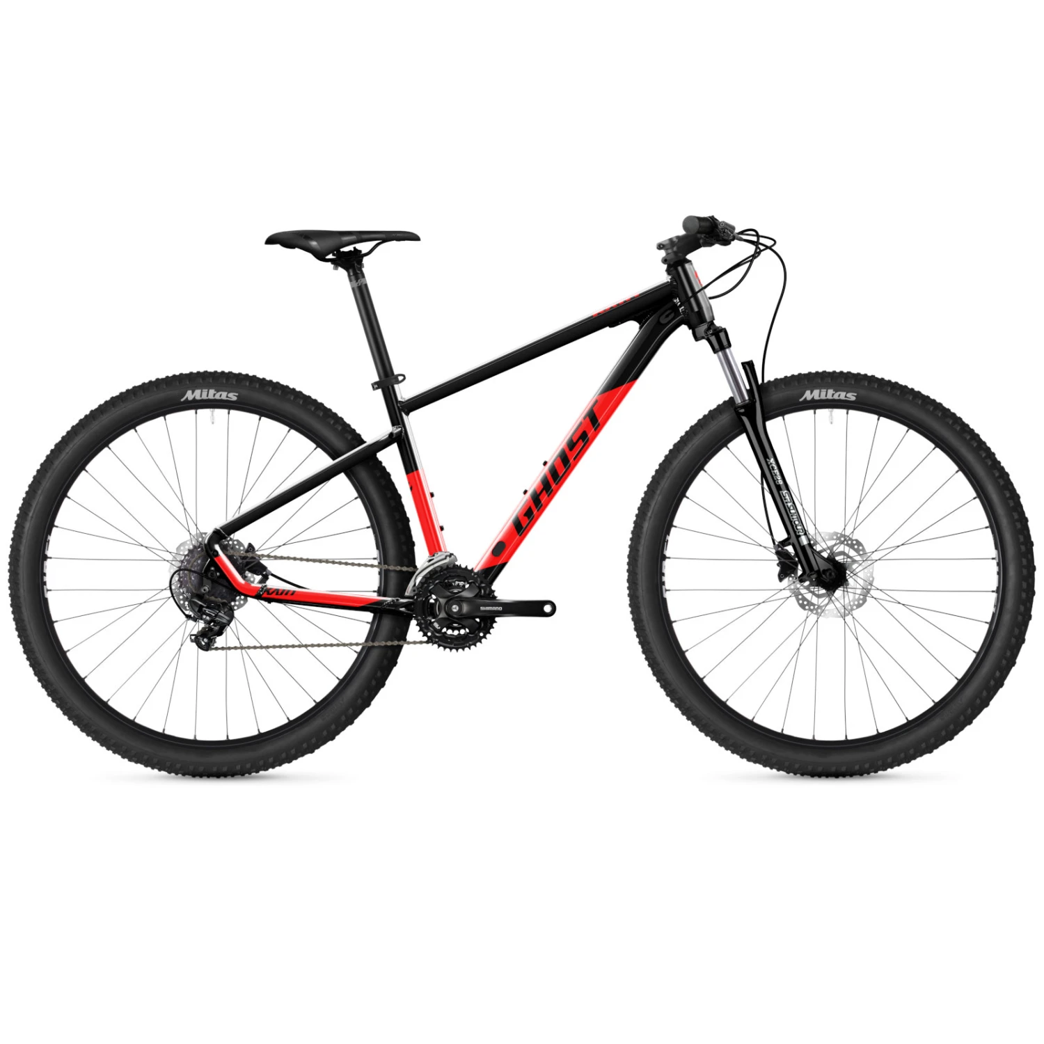 Ghost Kato - 29" Mountainbike - 2023 - Black / Riot Red Gloss 3 Ghost Kato - 29" Mountainbike - 2023 - Black / Riot Red Gloss