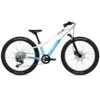Ghost Kato Full Party - 24" Kids Bike - 2023 - Pearl White / Bright Blue Glossy -Fietswereld Winkels 93ka1306 ghost 20 kato 24 fullparty al wht blu 1094164