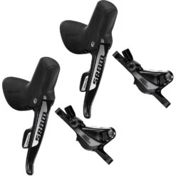 SRAM Rival 22 Moto DoubleTap Brake Lever, -Shifter + Hydraulic Disc Brakes - Post Mount - Left/right | Set 2x11-speed