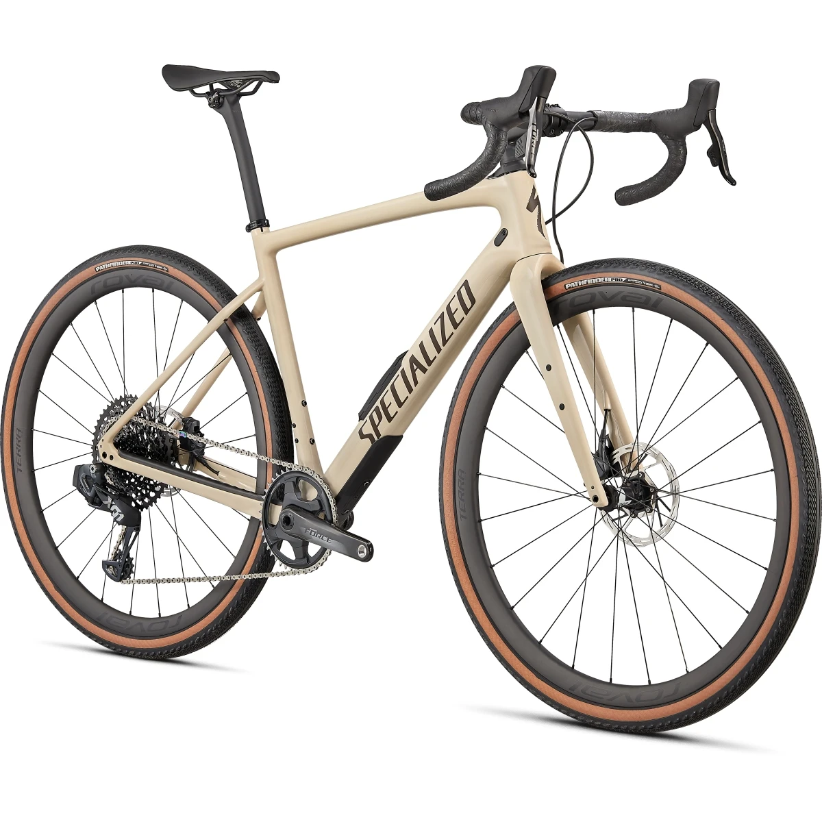 Specialized DIVERGE PRO - X01 Eagle AXS - Carbon Gravelbike - 2023 - Gloss Sand / Satin Doppio 5 Specialized DIVERGE PRO - X01 Eagle AXS - Carbon Gravelbike - 2023 - Gloss Sand / Satin Doppio - Afbeelding 3