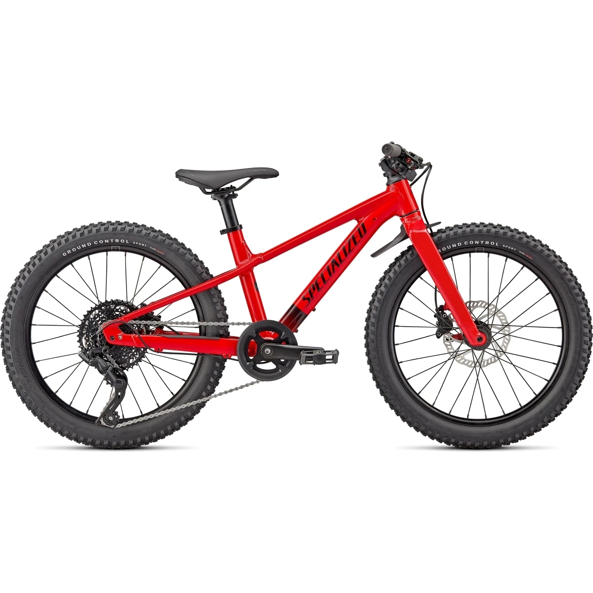 Specialized RIPROCK 20 - 20" Kids Bike - 2023 - Gloss Flo Red / Black 3 Specialized RIPROCK 20 - 20" Kids Bike - 2023 - Gloss Flo Red / Black