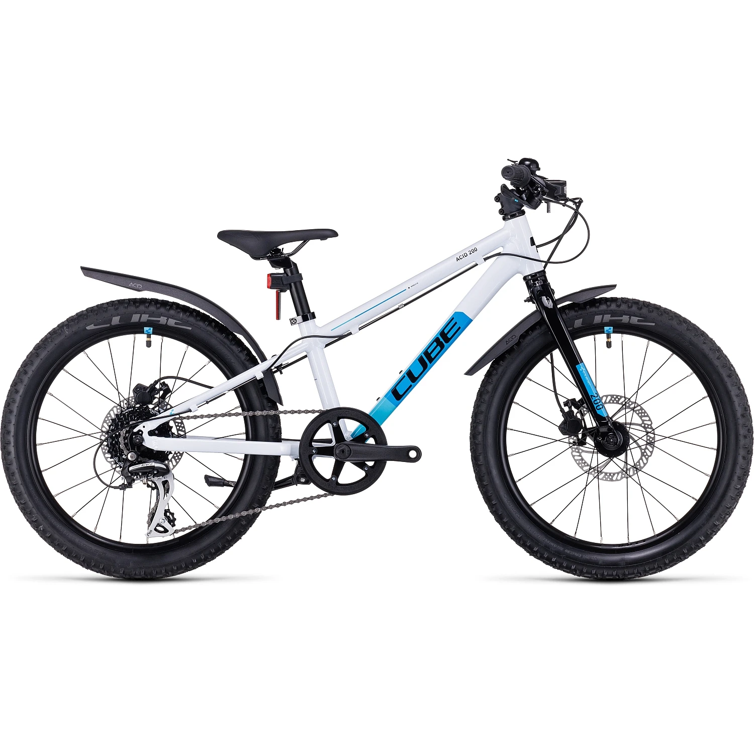 CUBE ACID 200 Disc Allroad - 20" Children's Bike - 2023 - White / Blue 3 CUBE ACID 200 Disc Allroad - 20" Children's Bike - 2023 - White / Blue