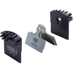 BBB Cycling Discstop Coolfin Shimano Schijfremblokken BBS-56C - Zwart/staalblauw