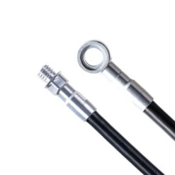 Trickstuff Kevlar Remleiding Set - Banjo & M6x1 - 900mm - Zilver