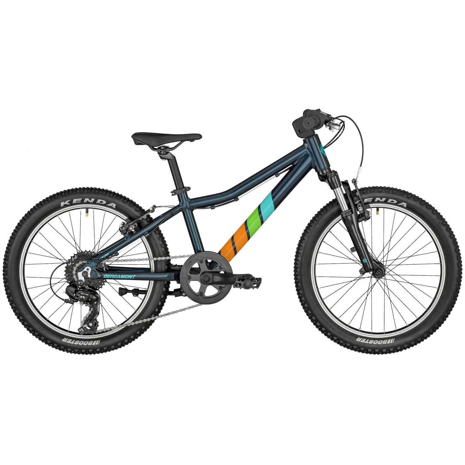 Bergamont Bergamonster 20 - 20" Kind Mountainbike - 2023 - Shiny Kiez Blue 3 Bergamont Bergamonster 20 - 20" Kind Mountainbike - 2023 - Shiny Kiez Blue