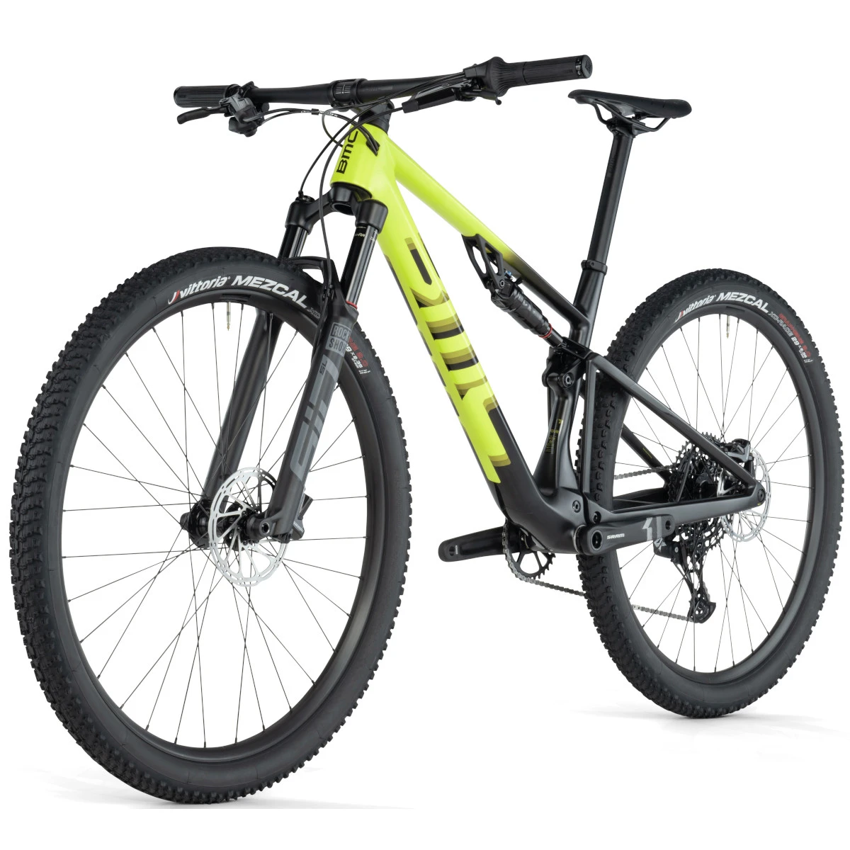 BMC FOURSTROKE FOUR - 29" Carbon Mountainbike - 2024 - Acid Yellow / Black 5 BMC FOURSTROKE FOUR - 29" Carbon Mountainbike - 2024 - Acid Yellow / Black - Afbeelding 3