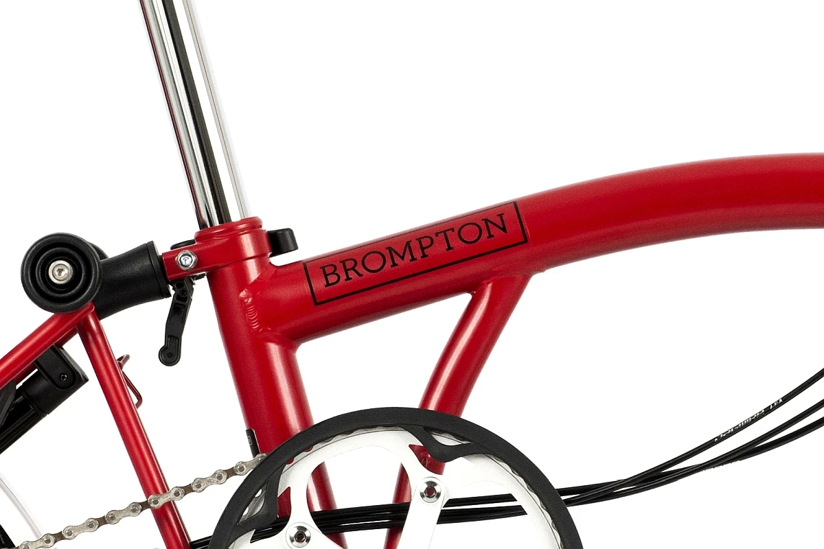 Brompton C Line Explore - 6-Speed - High Bar - Extended Seatpost - 16" Folding Bike - 2022 - House Red Matt 7 Brompton C Line Explore - 6-Speed - High Bar - Extended Seatpost - 16" Folding Bike - 2022 - House Red Matt - Afbeelding 5