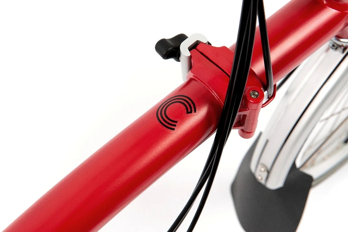 Brompton C Line Explore - 6-Speed - High Bar - Extended Seatpost - 16" Folding Bike - 2022 - House Red Matt 9 Brompton C Line Explore - 6-Speed - High Bar - Extended Seatpost - 16" Folding Bike - 2022 - House Red Matt - Afbeelding 7