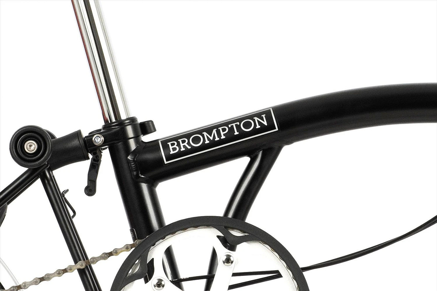 Brompton C Line Utility - 3-Speed - High Bar - Telescopic Seatpost - 16" Folding Bike - 2022 - Black Matt 7 Brompton C Line Utility - 3-Speed - High Bar - Telescopic Seatpost - 16" Folding Bike - 2022 - Black Matt - Afbeelding 5
