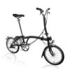 Brompton C Line Utility - 3-Speed - High Bar - Telescopic Seatpost - Dynamo - 16" Folding Bike - 2022 - Black Matt -Fietswereld Winkels c line utility 3 speed high bar telescopic seatpost dynamo black matt 1 1217836