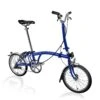 Brompton C Line Utility - 3-Speed - High Bar - Telescopic Seatpost - 16" Folding Bike - 2022 - Picadilly Blue Matt -Fietswereld Winkels c line utility 3 speed high bar telescopic seatpost picadilly blue matt 1 1217823