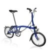 Brompton C Line Utility - 3-Speed - Mid Bar - Standard Seatpost - Dynamo - 16" Folding Bike - 2022 - Picadilly Blue Matt -Fietswereld Winkels c line utility 3 speed mid bar standard seatpost dynamo picadilly blue matt 1 1219779