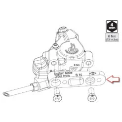 Campagnolo® Campagnolo Ekar Disc Brake Adapter - Flat Mount - Rear - 160mm -Fietswereld Winkels campagnolo ekar disc brake adapter flat mount rear 160mm 893799