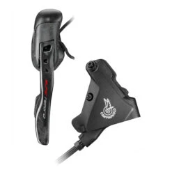 Campagnolo® Campagnolo Super Record EPS DB Hydraulische Schijfrem - Ergopower + Remklauw - 2x12-Voudig - Set Achter / Rechts