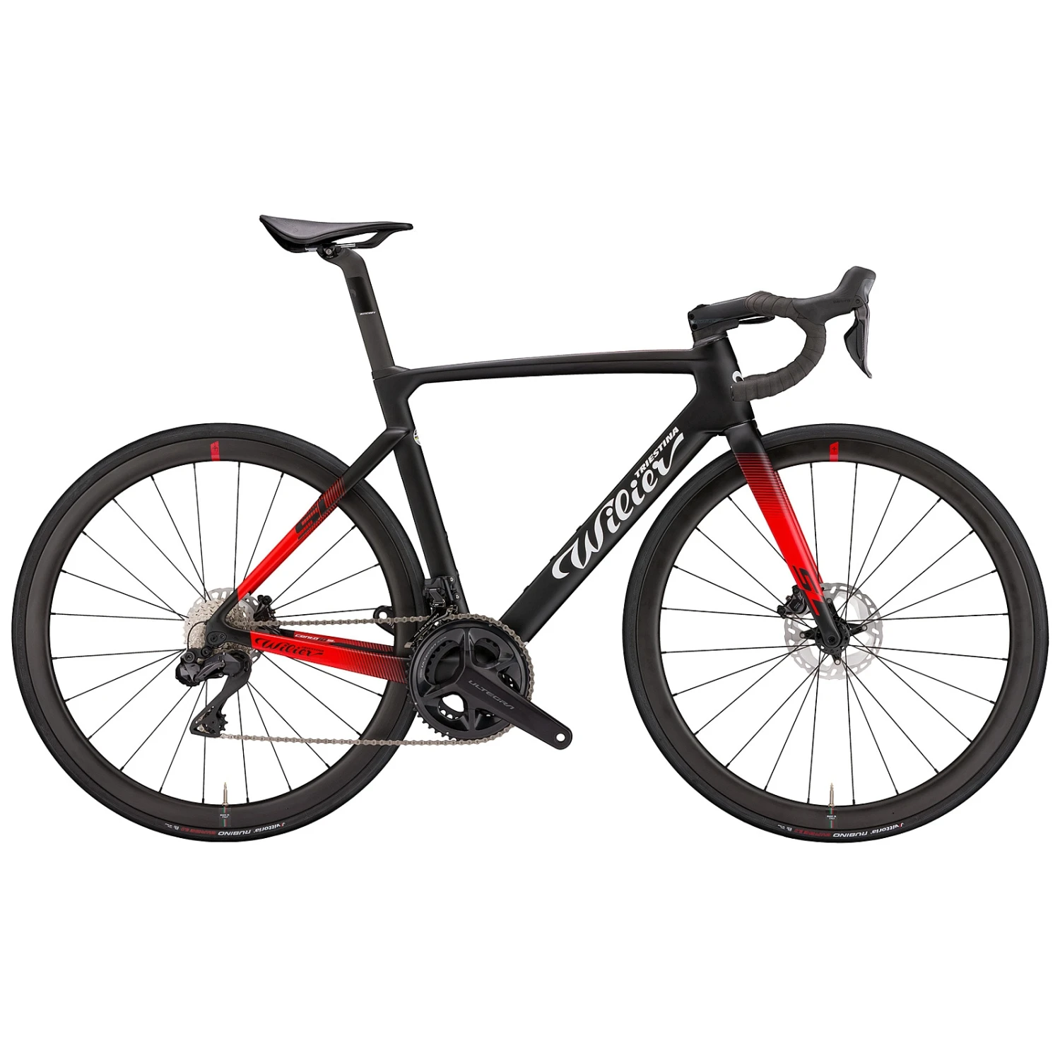 Wilier CENTO10 SL Disc - 105 Di2 - NDR38 - Carbon Roadbike - 2023 - Black Red Matt 3 Wilier CENTO10 SL Disc - 105 Di2 - NDR38 - Carbon Roadbike - 2023 - Black Red Matt