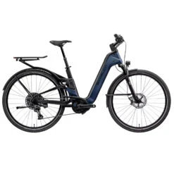 Simplon CHENOA MAX B3 - Enviolo HD - Easy Entry Carbon Electric Trek Bike - 2023 - Denim Blue Matt / Black Matt