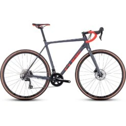 CUBE CROSS RACE Pro - Cyclocross Bike - 2023 - Grey / Red