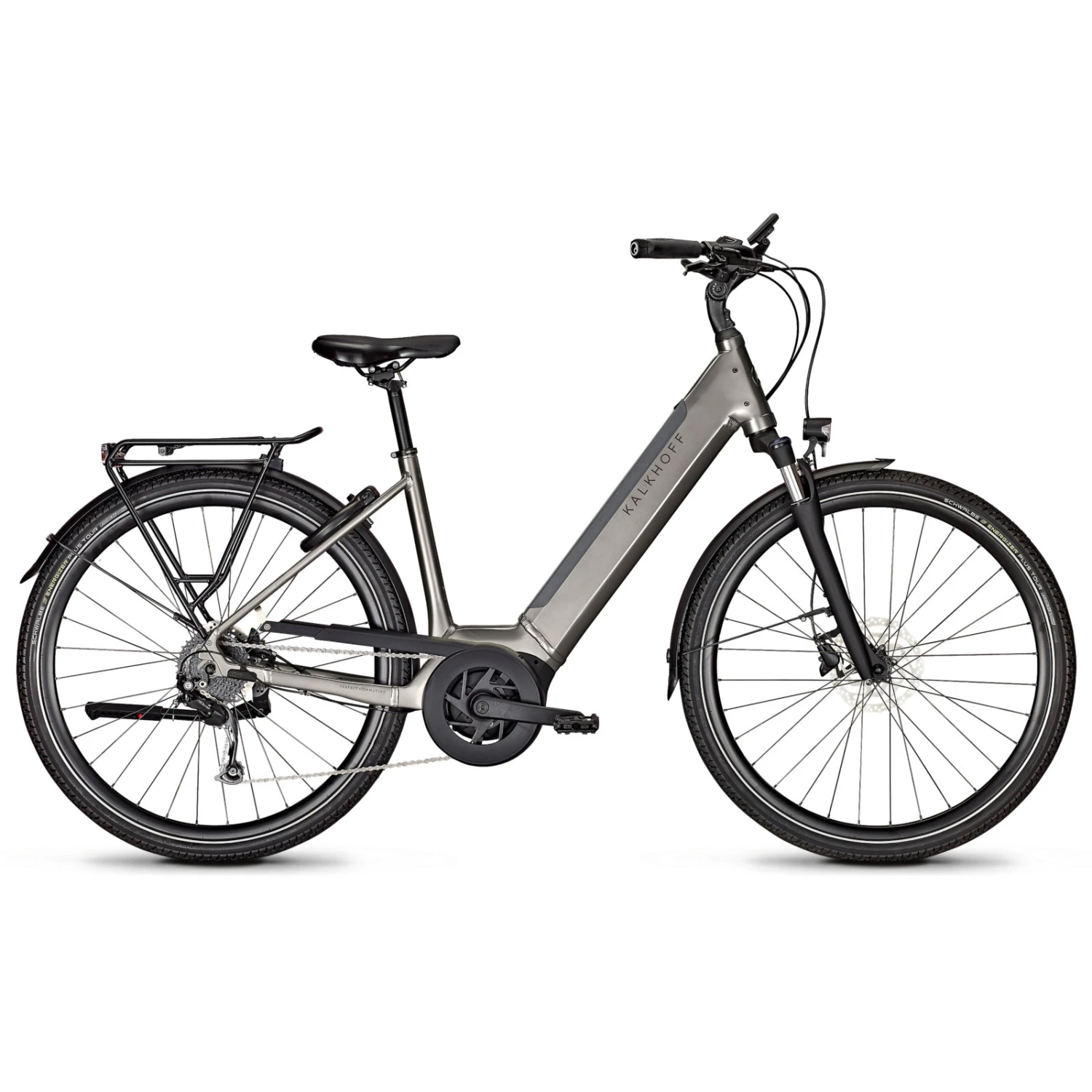 Kalkhoff ENDEAVOUR 3.B MOVE - 625Wh Easy Entry Trekking E-Bike - 2023 - Jetgrey Matt 3 Kalkhoff ENDEAVOUR 3.B MOVE - 625Wh Easy Entry Trekking E-Bike - 2023 - Jetgrey Matt