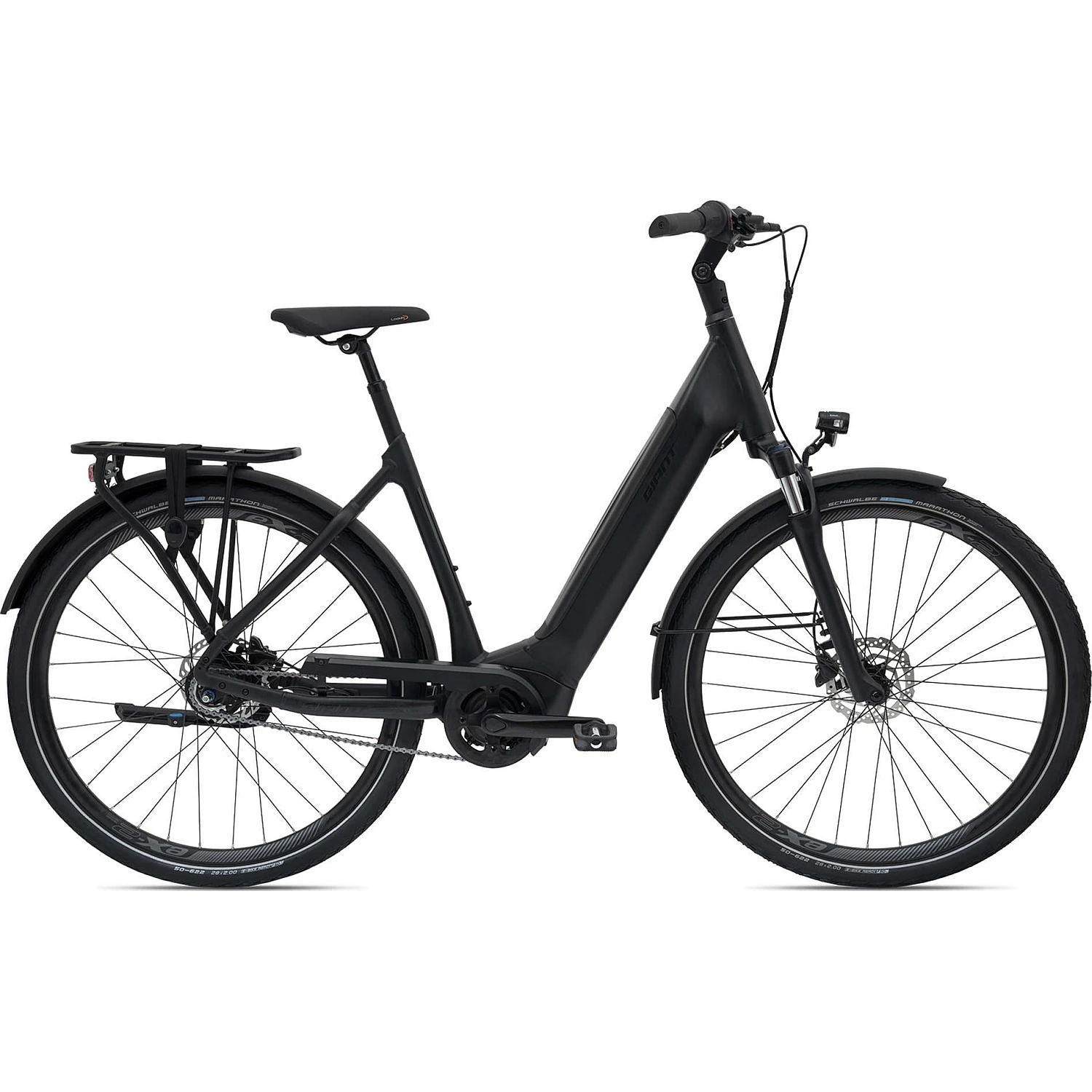 Giant DAILYTOUR E+ 2 LDS - Deep Entry City E-Bike - 2023 - Black Matt-gloss 3 Giant DAILYTOUR E+ 2 LDS - Deep Entry City E-Bike - 2023 - Black Matt-gloss