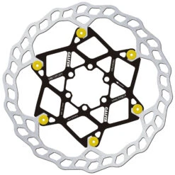 Galfer Wave V2 Remschijf - MTB | Floating | 6-Gaats - Goud