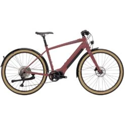 Kona DEW-E DL - Heren City E-Bike - 2022 - Gloss Metallic Mauv