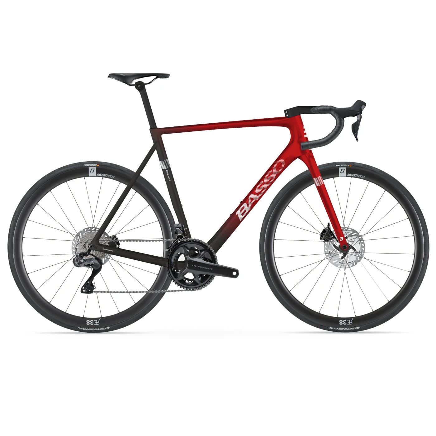 Basso DIAMANTE DISC - Ultegra 8150 Di2 - Carbon Road Bike - 2023 - Candy Red 3 Basso DIAMANTE DISC - Ultegra 8150 Di2 - Carbon Road Bike - 2023 - Candy Red