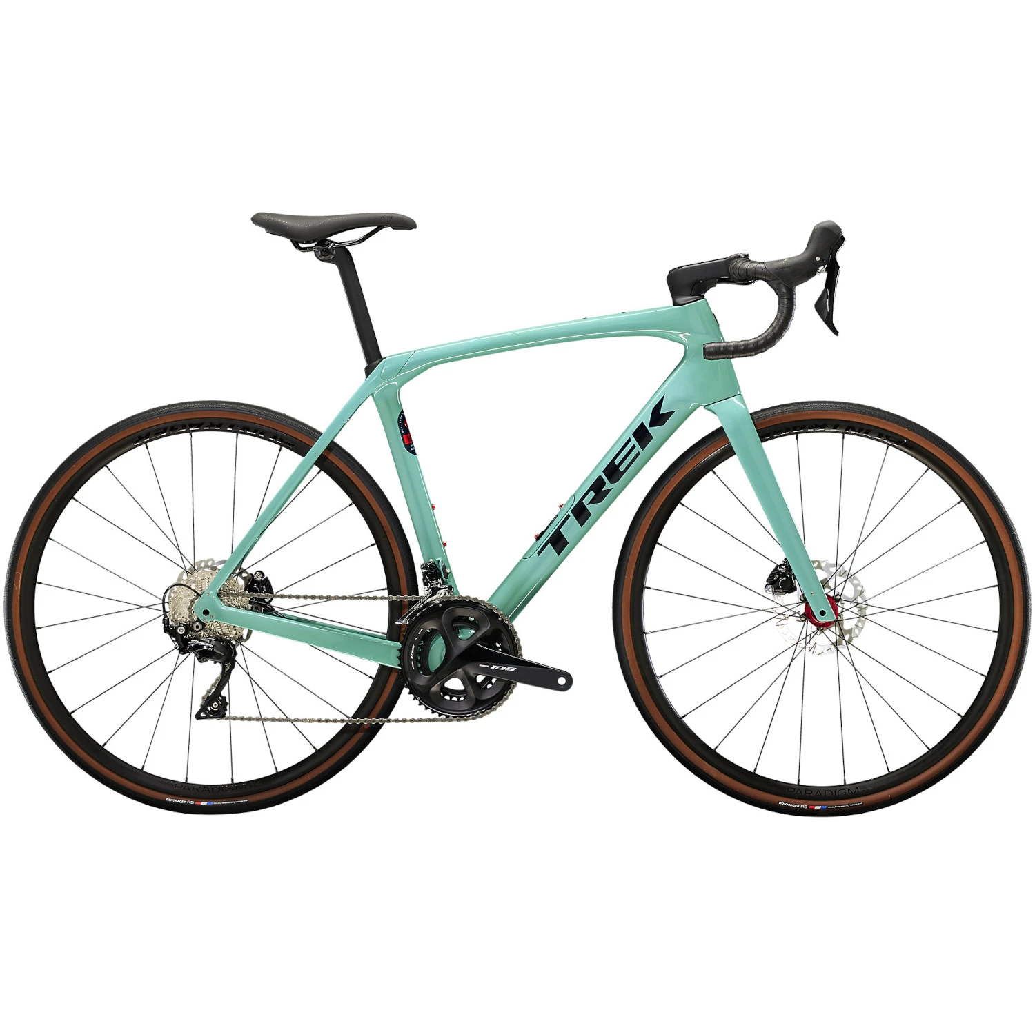 Trek Domane SL 5 Gen 4 105 Carbon Roadbike - 2023 - Blue Sage 3 Trek Domane SL 5 Gen 4 105 Carbon Roadbike - 2023 - Blue Sage