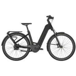 Bergamont E-VILLE PRO BELT - Easy Entry City E-Bike - 2023 - Shiny Rainbow Black