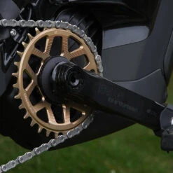 E-thirteen E*thirteen Helix Race E*spec Crankarm | 24mm ISIS - Zwart -Fietswereld Winkels e13 helix race e spec crank black mounted 1496020