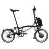 Brompton Electric C Line Explore - 6-Speed - High Bar - Telescopic Seatpost - 16" Elektrische Vouwfiets - 2023 - Matt Black -Fietswereld Winkels electric c line explore 6 speed high bar extended seatpost 1 1451964 1