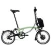 Brompton Electric C Line Explore - 6-Speed - High Bar - Telescopic Seatpost - 16" Elektrische Vouwfiets - 2023 - Matcha Green 2 Brompton Electric C Line Explore - 6-Speed - High Bar - Telescopic Seatpost - 16" Elektrische Vouwfiets - 2023 - Matcha Green -Fietswereld Winkels electric c line explore 6 speed high bar extended seatpost matcha green 1 1452229 1