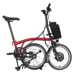 Brompton Electric C Line Explore - 6-Speed - Mid Bar - Standard Seatpost - 16" Elektrische Vouwfiets - 2023 - House Red Matt 12 Brompton Electric C Line Explore - 6-Speed - Mid Bar - Standard Seatpost - 16" Elektrische Vouwfiets - 2023 - House Red Matt -Fietswereld Winkels electric c line explore 6 speed mid bar standart seatpost house red 3 1453188