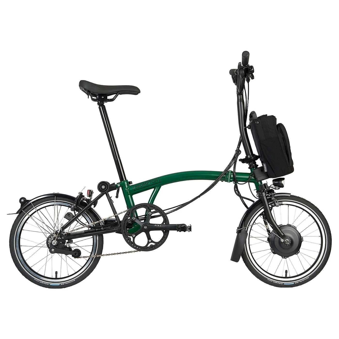 Brompton Electric C Line Explore - 6-Speed - Mid Bar - Standard Seatpost - 16" Elektrische Vouwfiets - 2023 - Racing Green 3 Brompton Electric C Line Explore - 6-Speed - Mid Bar - Standard Seatpost - 16" Elektrische Vouwfiets - 2023 - Racing Green