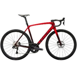 Trek ÉMONDA SLR 7 DISC Ultegra Di2 Roadbike - 2023 - Metallic Red Smoke To Red Carbon Smoke