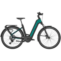 Bergamont E-VILLE SUV ELITE - Easy Entry Trekking E-Bike - 2023 - Shiny Turquoise