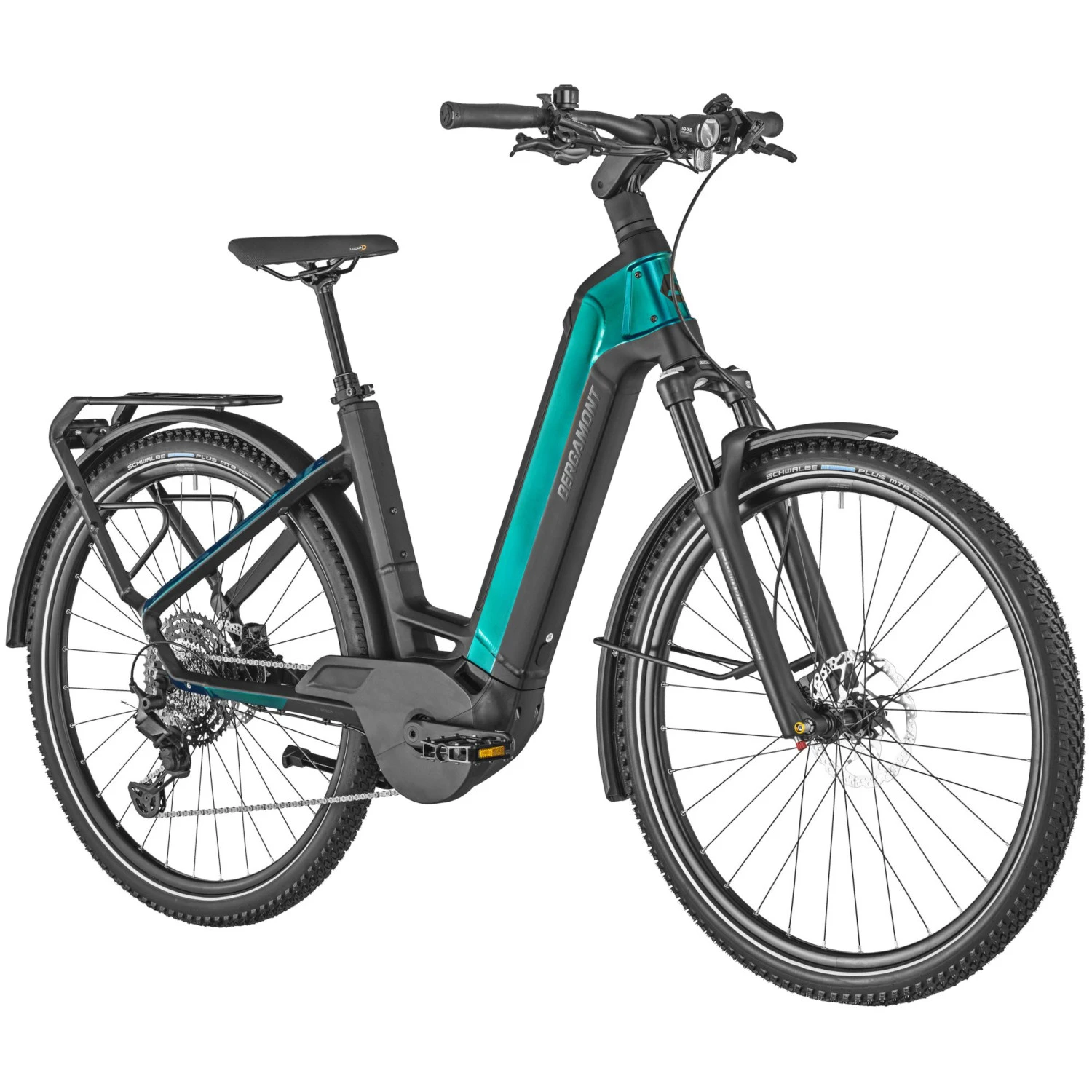 Bergamont E-VILLE SUV ELITE - Easy Entry Trekking E-Bike - 2023 - Shiny Turquoise 5 Bergamont E-VILLE SUV ELITE - Easy Entry Trekking E-Bike - 2023 - Shiny Turquoise - Afbeelding 3