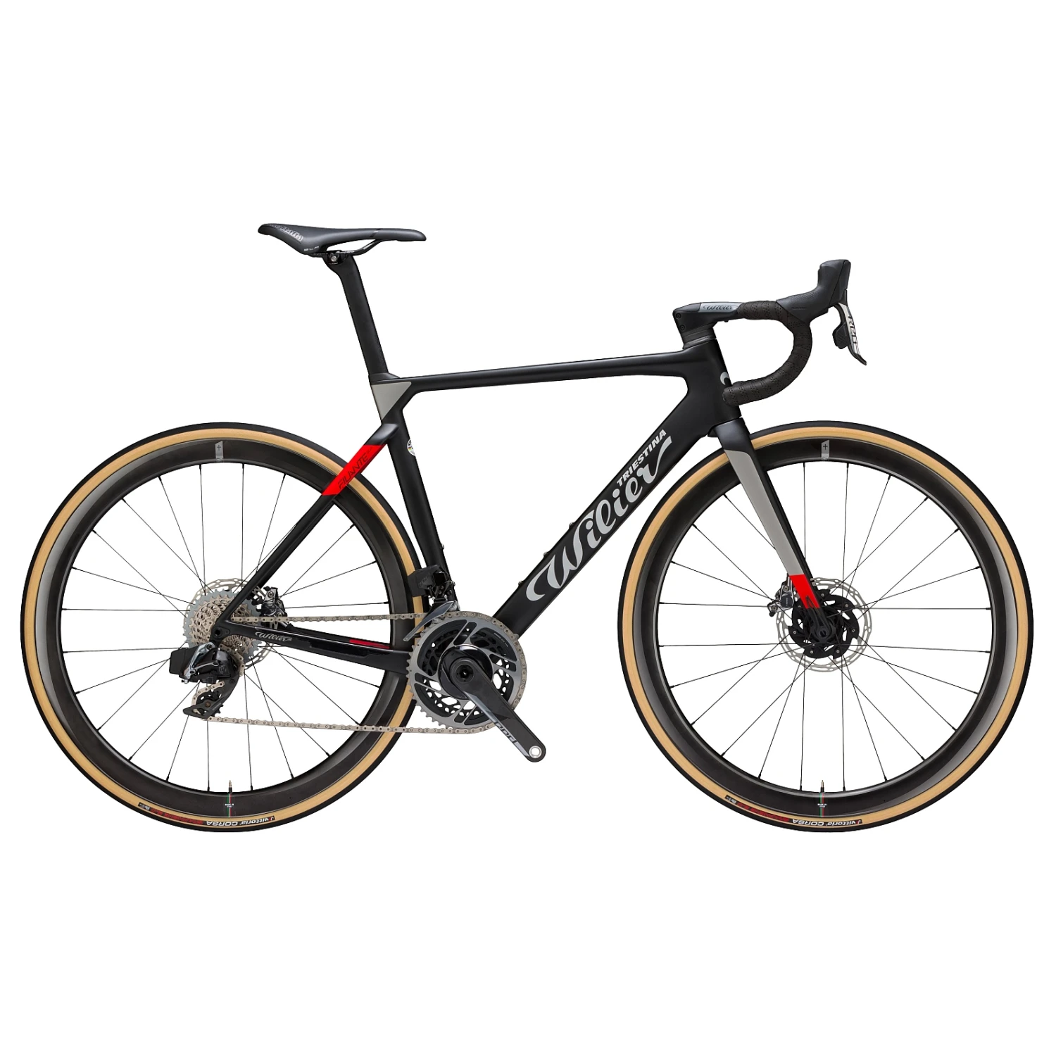 Wilier FILANTE SLR - Ultegra Di2 - SLR42 - Carbon Roadbike - 2023 - Black Red Matt 3 Wilier FILANTE SLR - Ultegra Di2 - SLR42 - Carbon Roadbike - 2023 - Black Red Matt