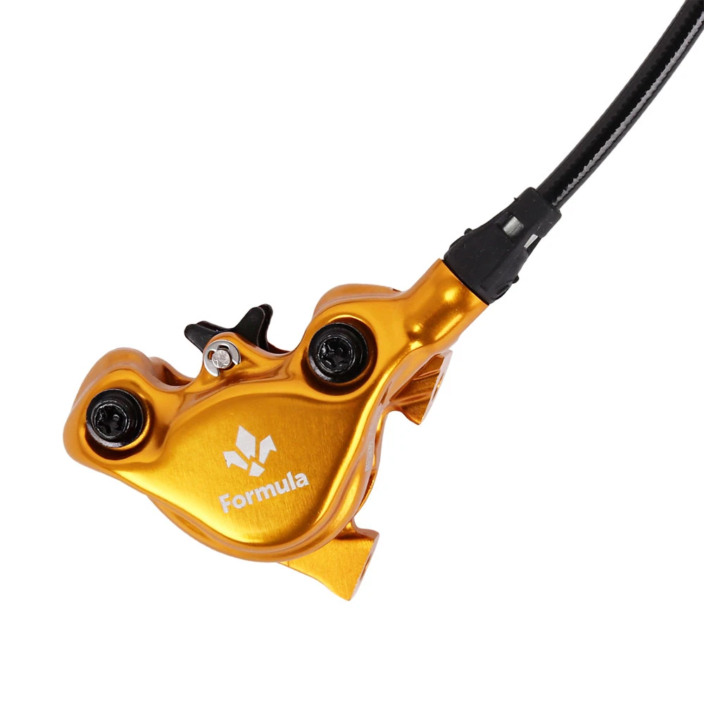 Formula Cura FM Hydraulic Disc Brake Caliper - Flat Mount - Gold 4 Formula Cura FM Hydraulic Disc Brake Caliper - Flat Mount - Gold - Afbeelding 2