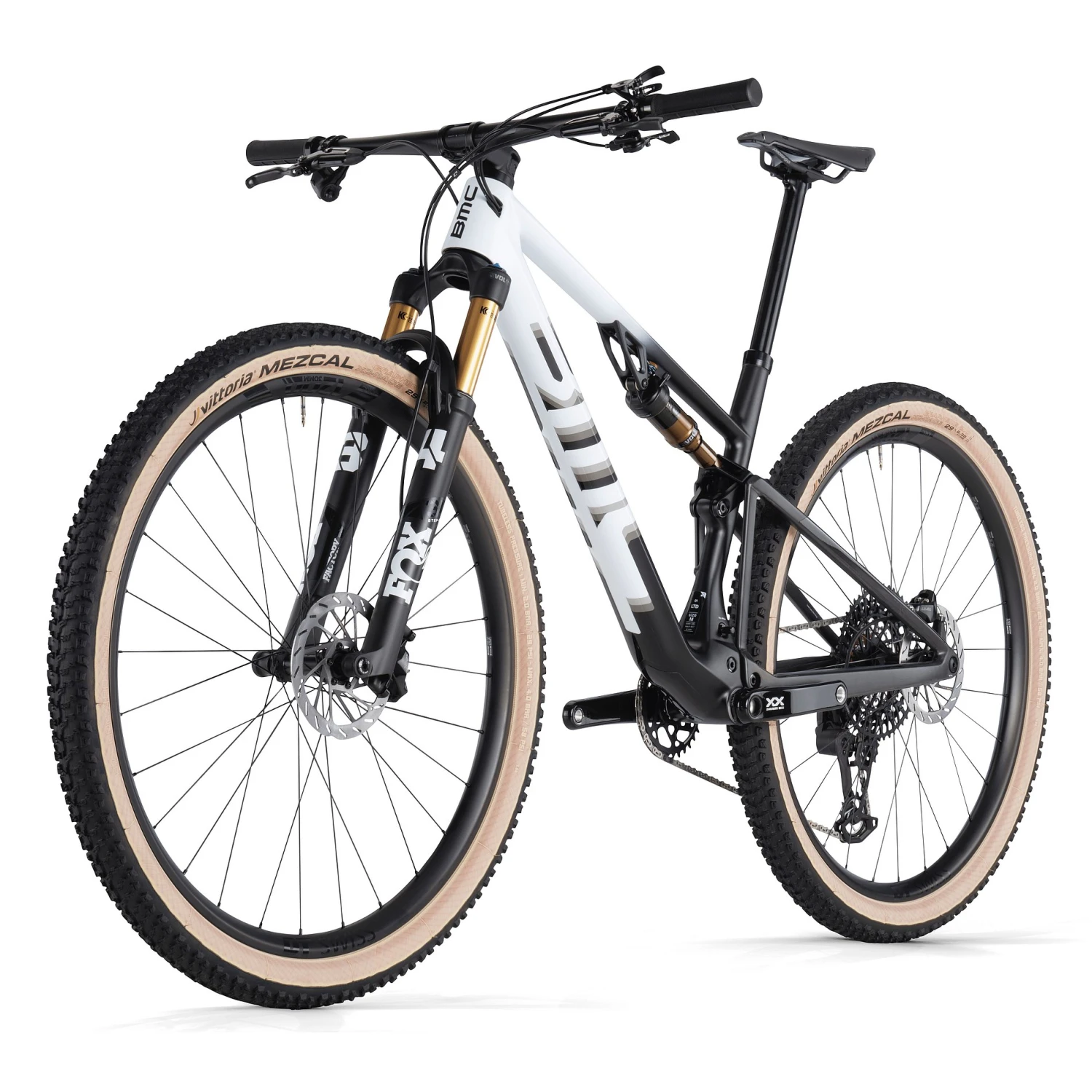 BMC FOURSTROKE 01 LTD - 29" Carbon Mountainbike - 2024 - Cool White / Black 6 BMC FOURSTROKE 01 LTD - 29" Carbon Mountainbike - 2024 - Cool White / Black - Afbeelding 4