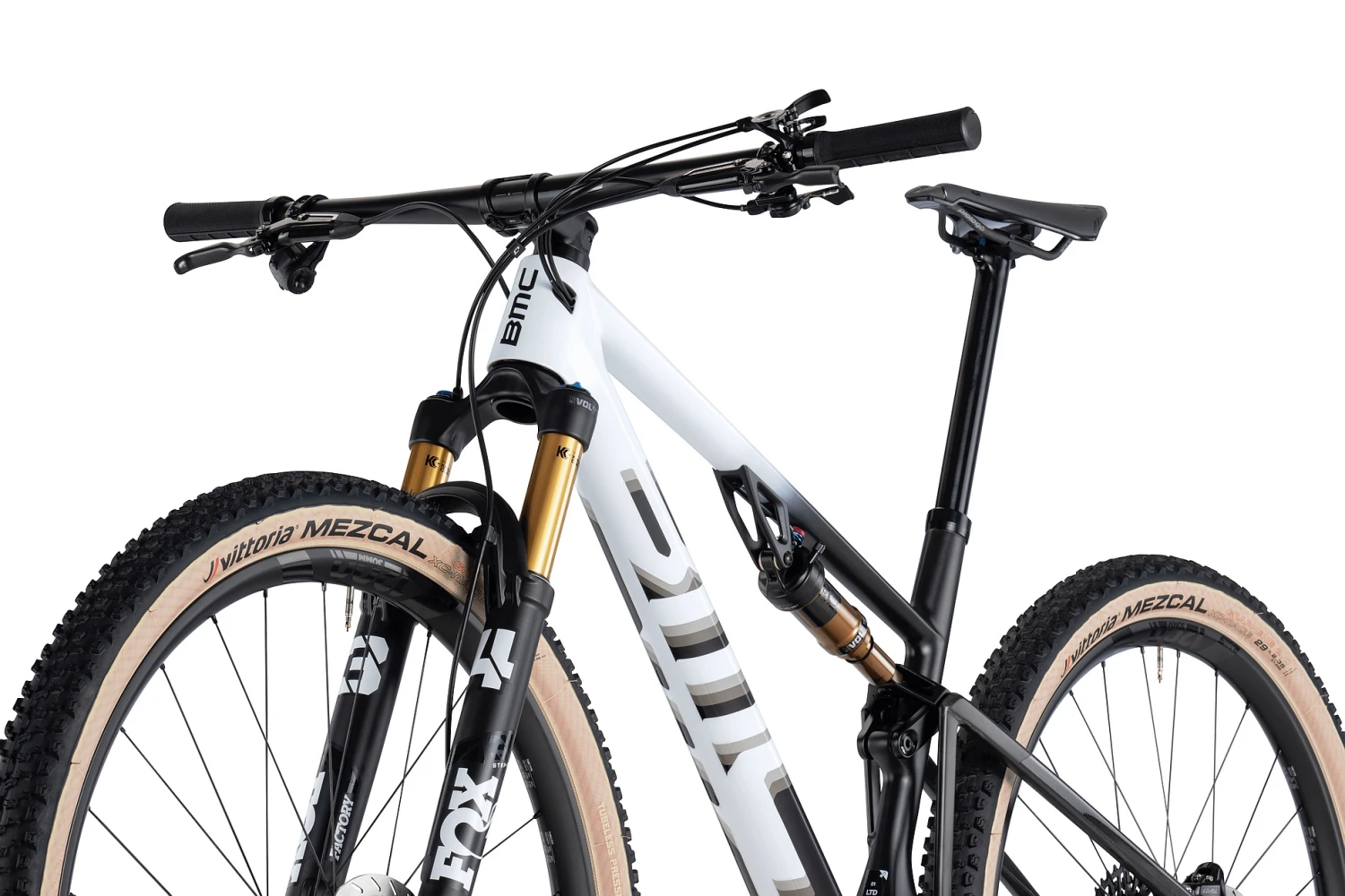 BMC FOURSTROKE 01 LTD - 29" Carbon Mountainbike - 2024 - Cool White / Black 7 BMC FOURSTROKE 01 LTD - 29" Carbon Mountainbike - 2024 - Cool White / Black - Afbeelding 5