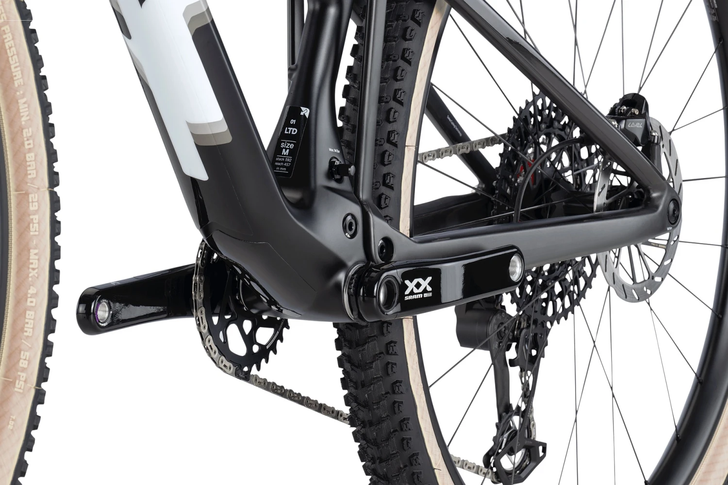 BMC FOURSTROKE 01 LTD - 29" Carbon Mountainbike - 2024 - Cool White / Black 9 BMC FOURSTROKE 01 LTD - 29" Carbon Mountainbike - 2024 - Cool White / Black - Afbeelding 7