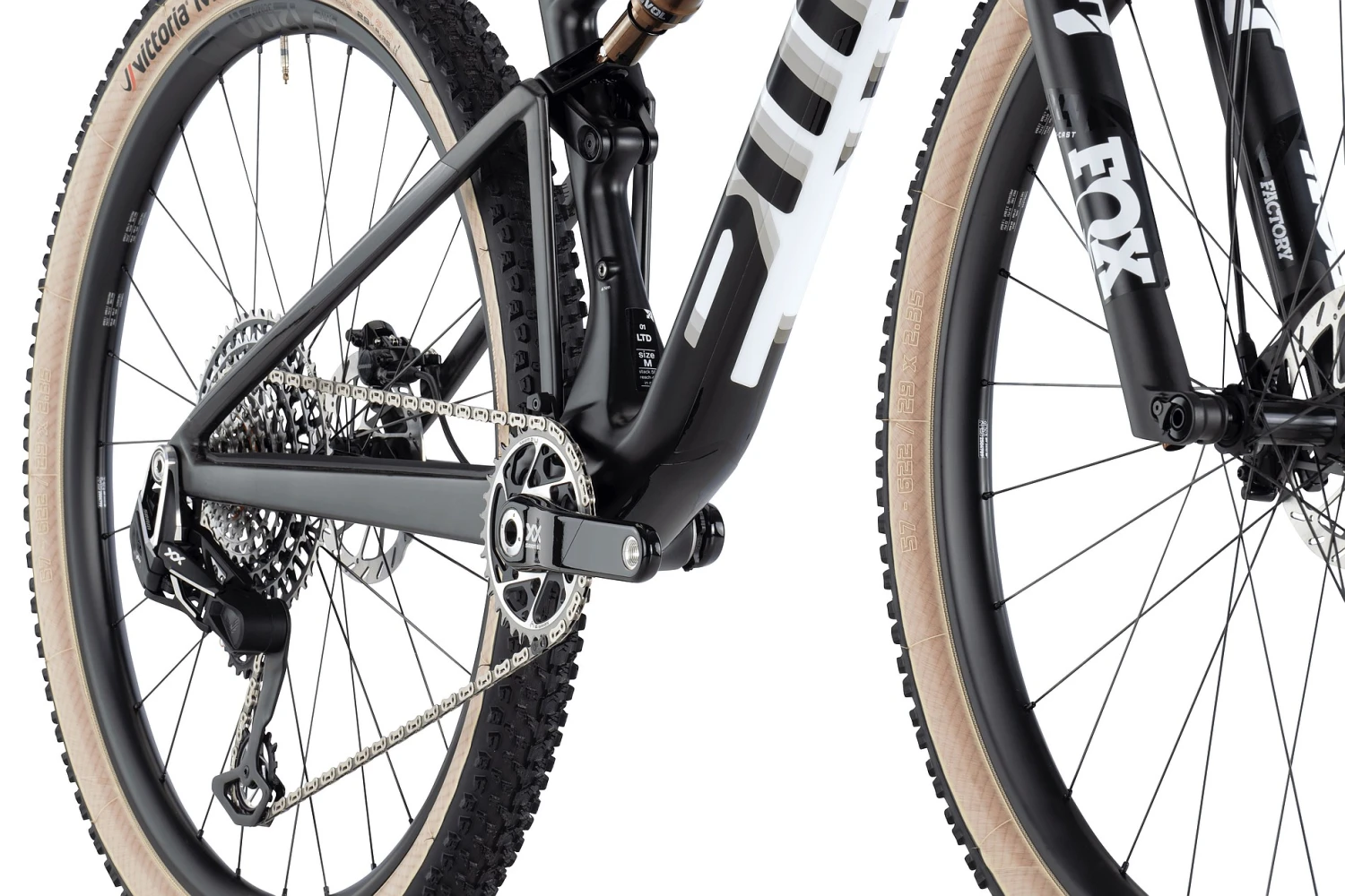 BMC FOURSTROKE 01 LTD - 29" Carbon Mountainbike - 2024 - Cool White / Black 10 BMC FOURSTROKE 01 LTD - 29" Carbon Mountainbike - 2024 - Cool White / Black - Afbeelding 8