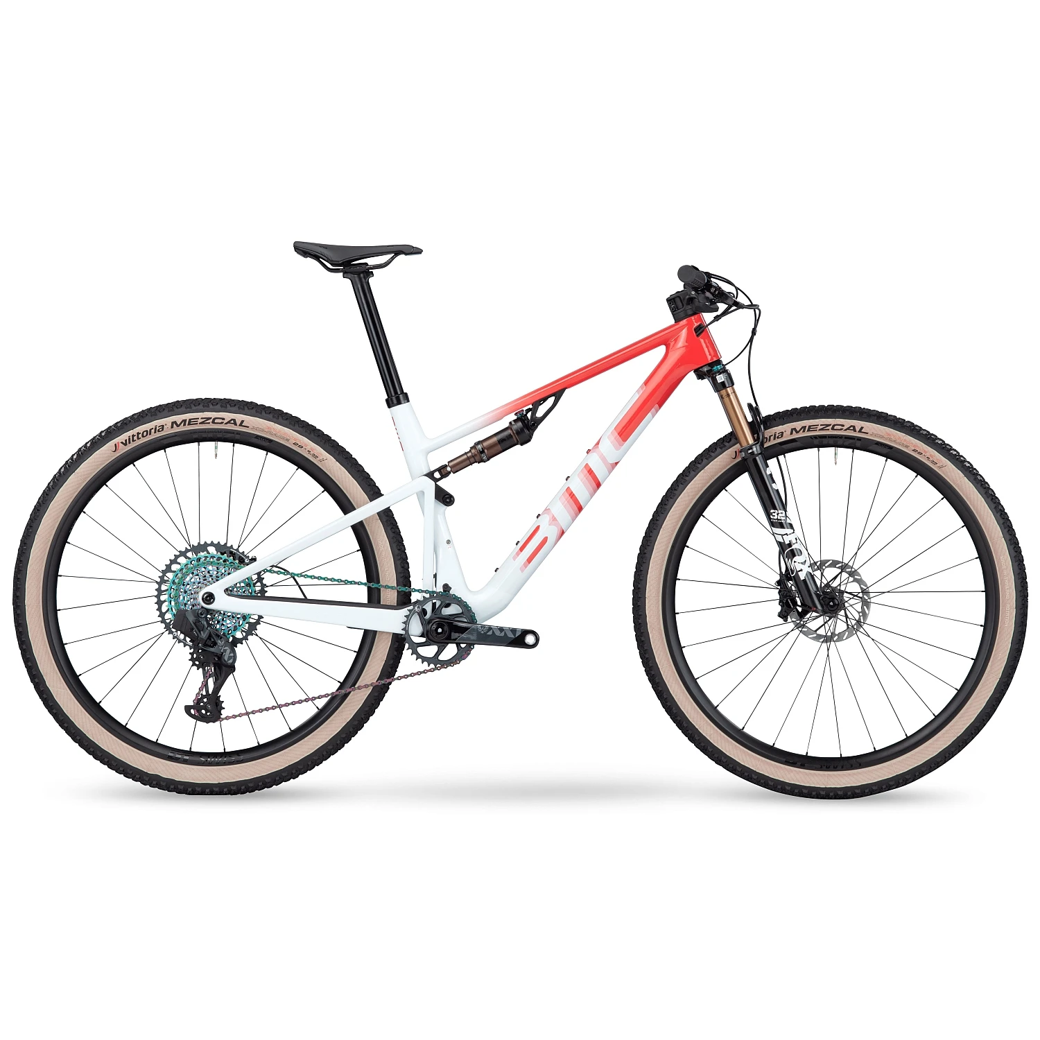 BMC FOURSTROKE 01 LTD - 29" Carbon Mountainbike - 2023 - Neon Red / White 3 BMC FOURSTROKE 01 LTD - 29" Carbon Mountainbike - 2023 - Neon Red / White