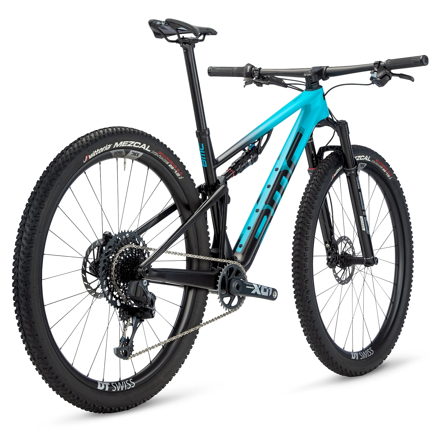 BMC FOURSTROKE 01 ONE - 29" Carbon Mountainbike - 2023 - Turquoise / Black 5 BMC FOURSTROKE 01 ONE - 29" Carbon Mountainbike - 2023 - Turquoise / Black - Afbeelding 3