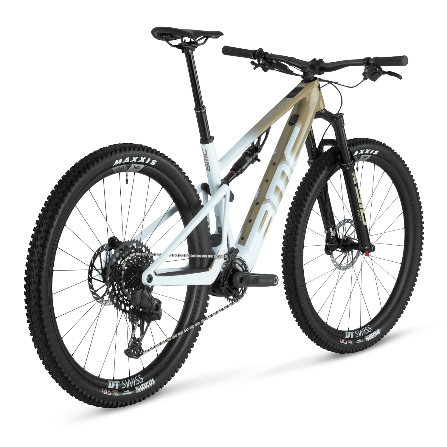 BMC FOURSTROKE AMP LT ONE - 29" Carbon Electric Mountainbike - 2023 - Sand / White 6 BMC FOURSTROKE AMP LT ONE - 29" Carbon Electric Mountainbike - 2023 - Sand / White - Afbeelding 4