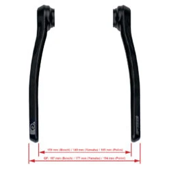 FSA E-Bike Crank Arms For Bosch Gen 3/4 / Yamaha PW-X / Polini - ISIS - CK-762/IS Wider -Fietswereld Winkels fsa e bike crank arms ck 762 wider 2 986778